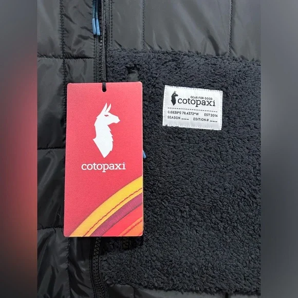 Cotopaxi Men's Large Trico Hybrid Jacket Black NWT Hood Insulated Hooded - Picture 12 of 14